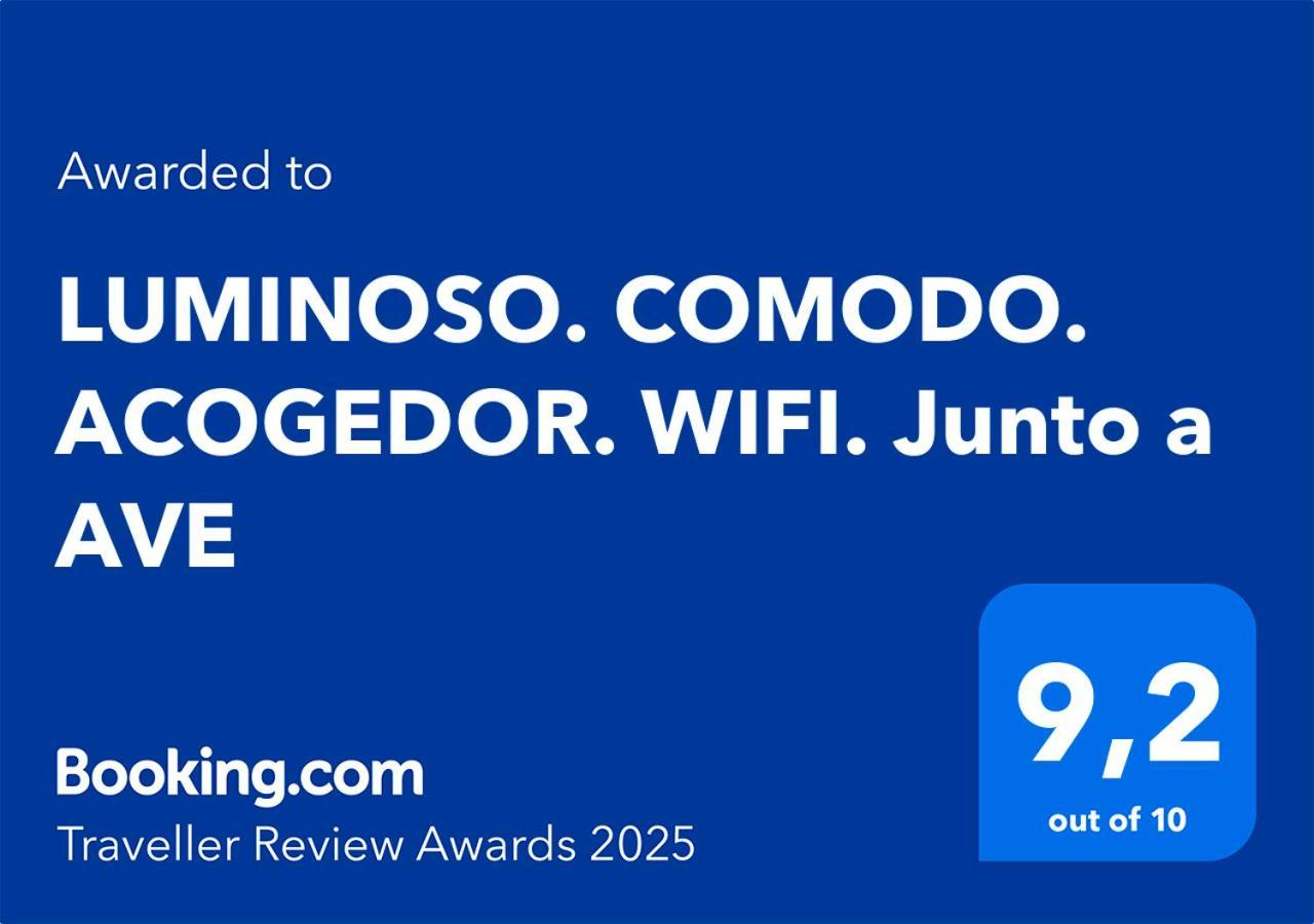 Luminoso. Comodo. Acogedor. Wifi. Junto A Ave Valencia Exterior photo